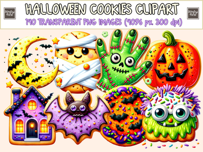 Halloween Cookies Clipart