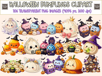 Halloween Dumplings Clipart