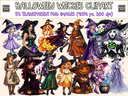 Halloween Witches Clipart