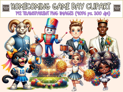 Homecoming Game Day Clipart