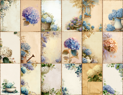 Hydrangea Garden Journal Pages