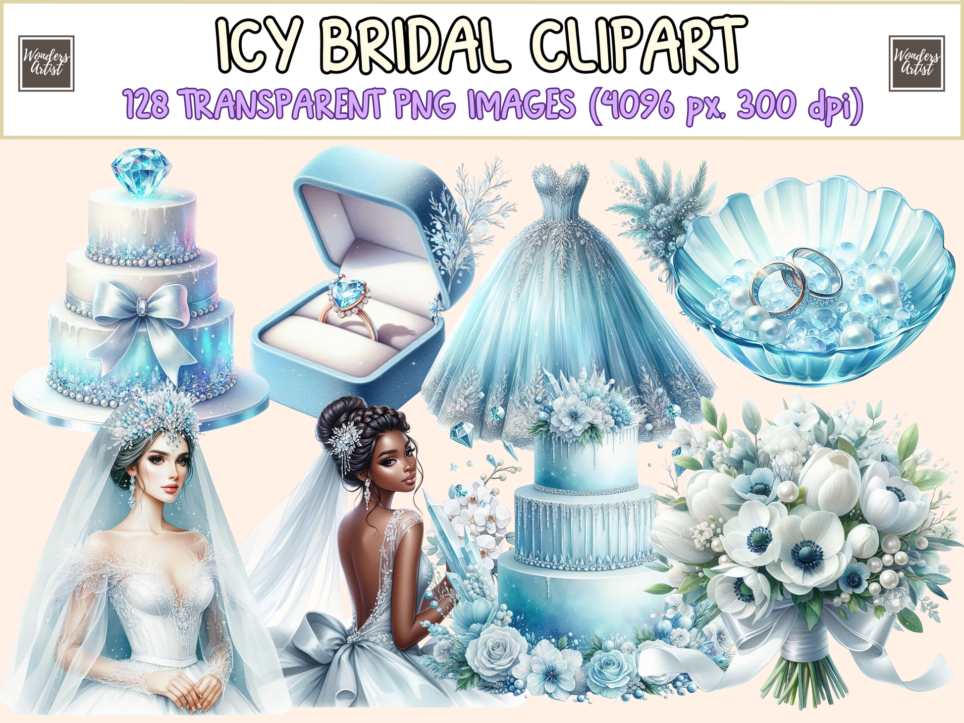 Icy Bridal Clipart