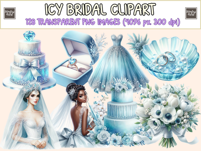 Icy Bridal Clipart