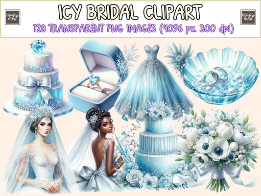 Icy Bridal Clipart