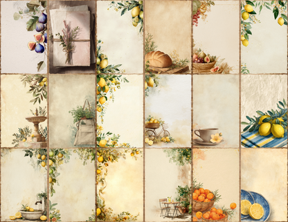 Italian Summer Journal Pages