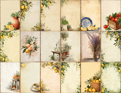 Italian Summer Journal Pages