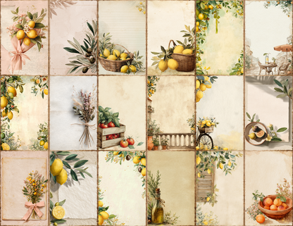 Italian Summer Journal Pages