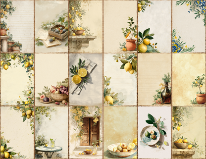 Italian Summer Journal Pages