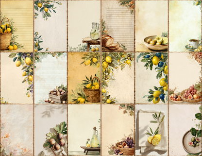 Italian Summer Journal Pages