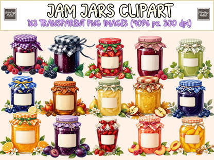 Jam Jars Clipart