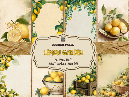 Lemon Garden Journal Pages