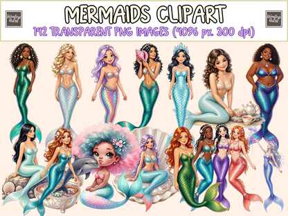 Mermaids Clipart
