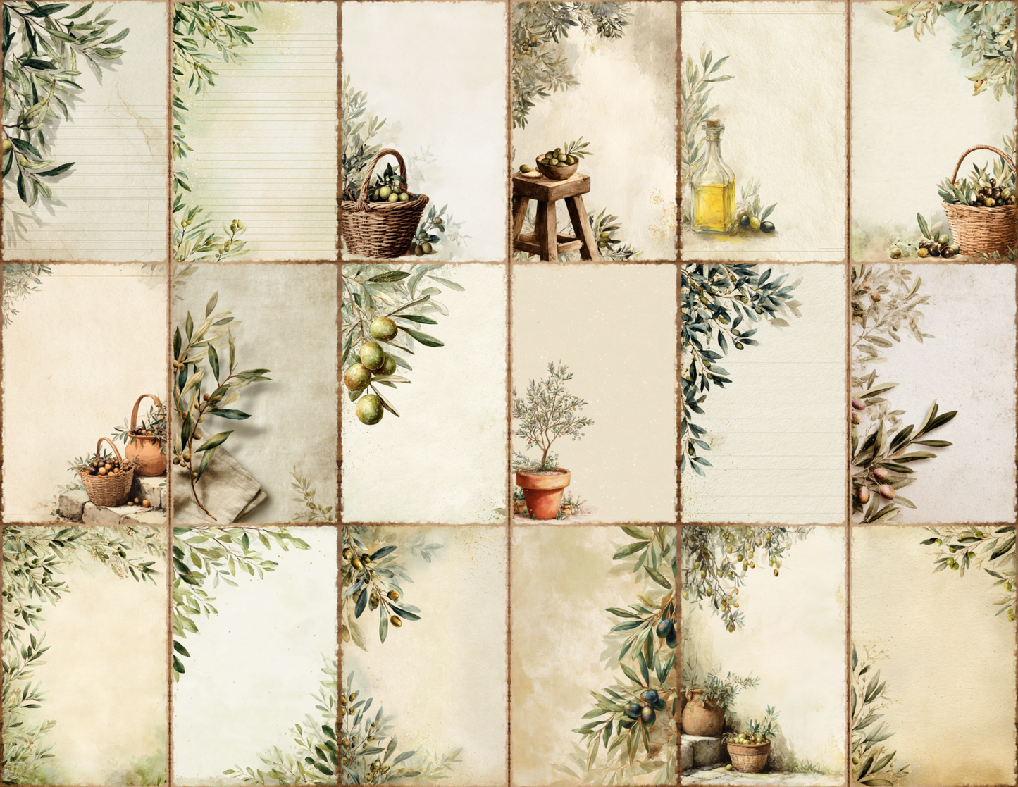 Olive Grove Journal Pages