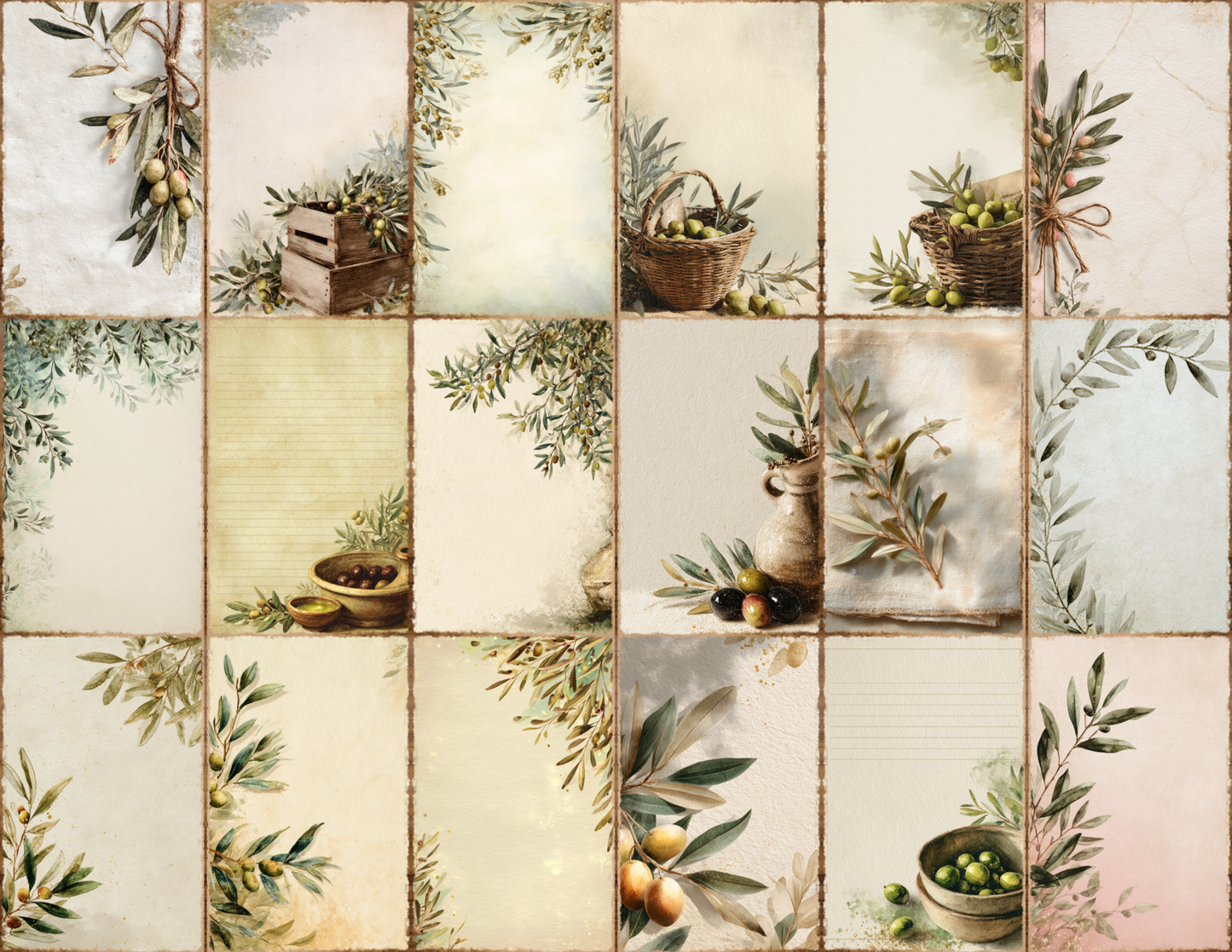 Olive Grove Journal Pages