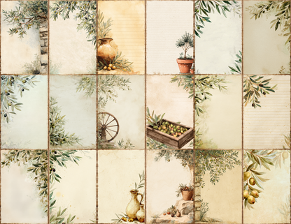 Olive Grove Journal Pages
