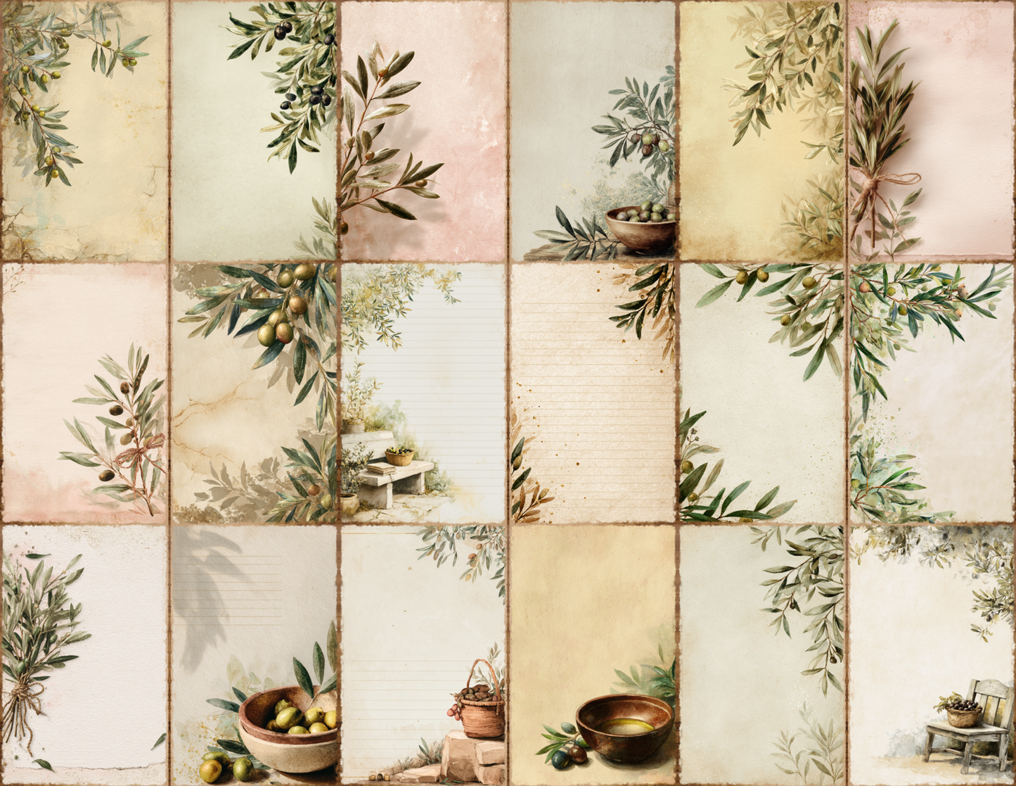 Olive Grove Journal Pages