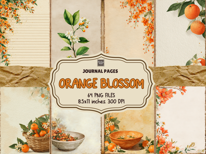 Orange Blossom Journal Pages