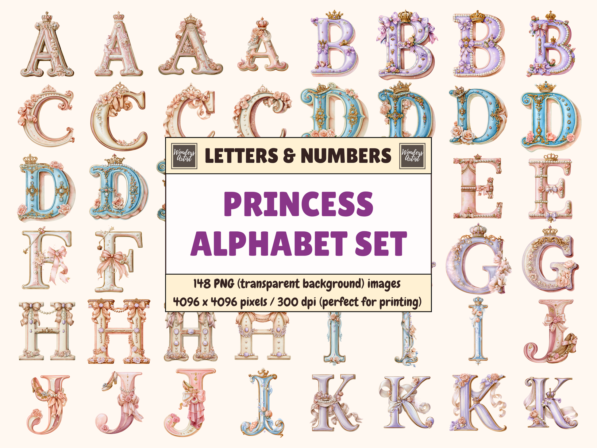 Princess Alphabet & Numbers
