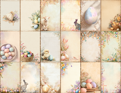 Pastel Easter Journal Pages