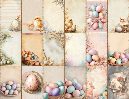 Pastel Easter Journal Pages