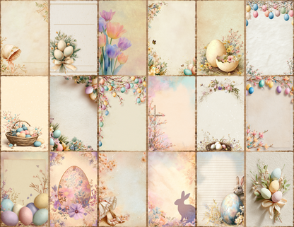 Pastel Easter Journal Pages