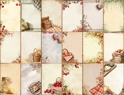 Picnic Plaid Journal Pages