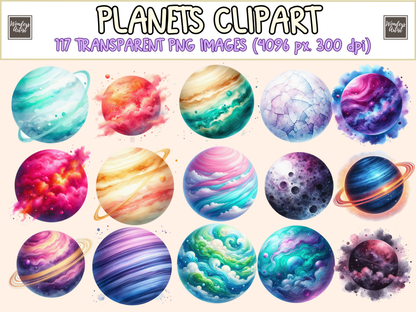 Planets Clipart