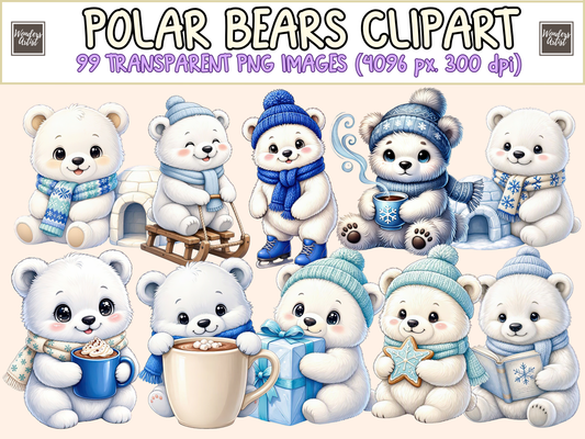 Polar Bears Clipart