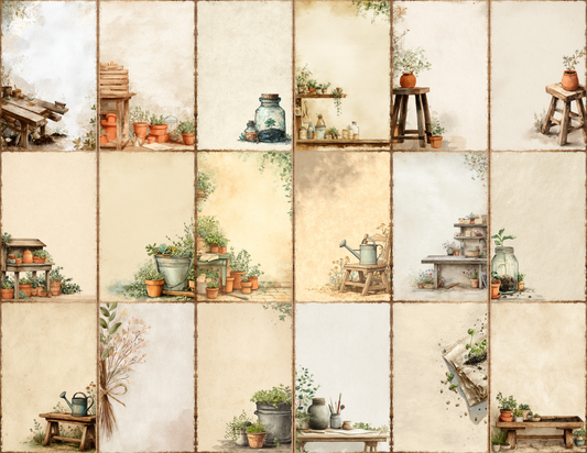 Potting Bench Journal Pages