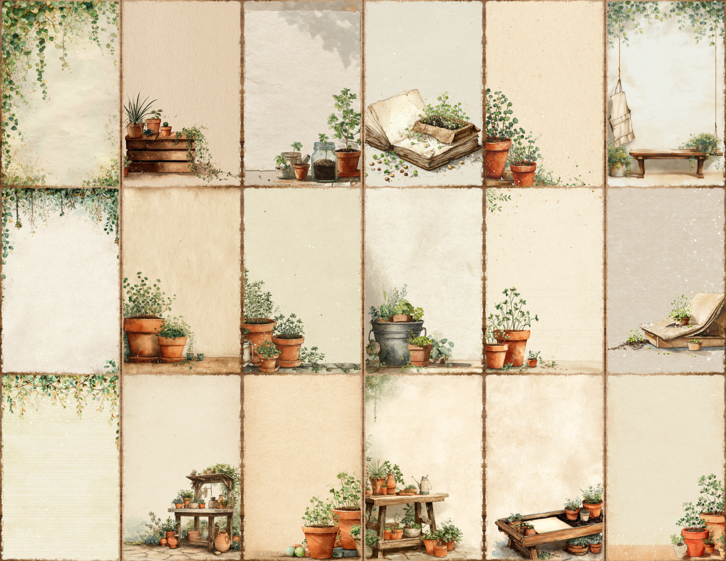 Potting Bench Journal Pages