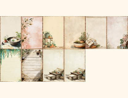 Potting Bench Journal Pages