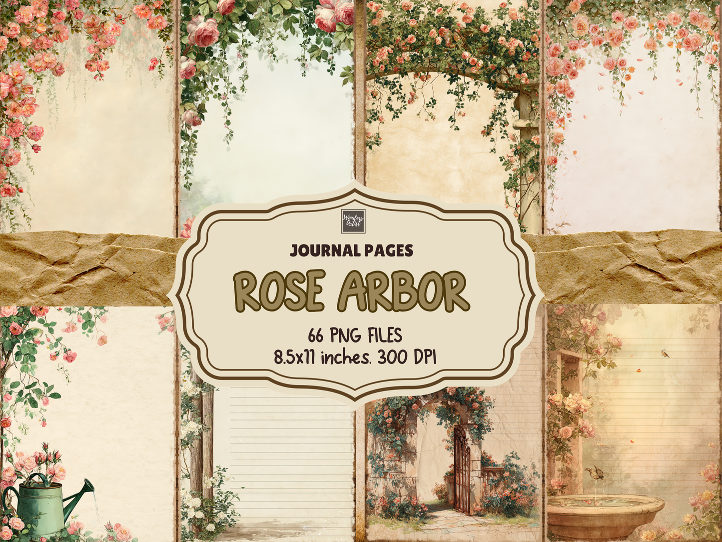 Rose Arbor Journal Pages