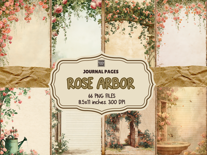 Rose Arbor Journal Pages