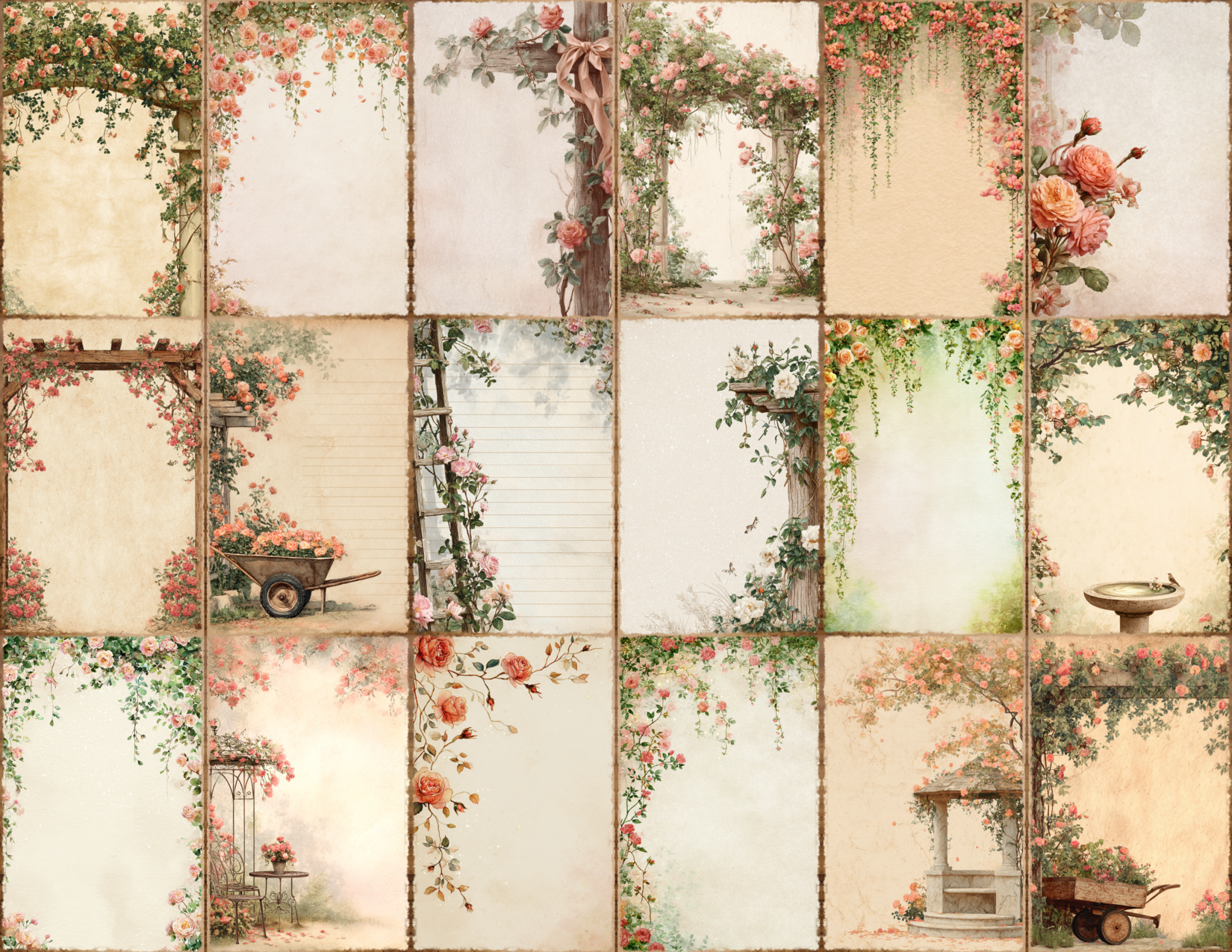 Rose Arbor Journal Pages