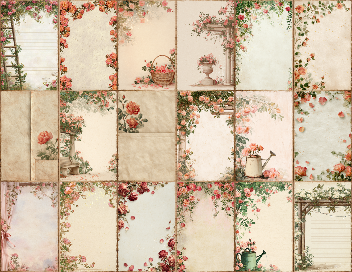 Rose Arbor Journal Pages
