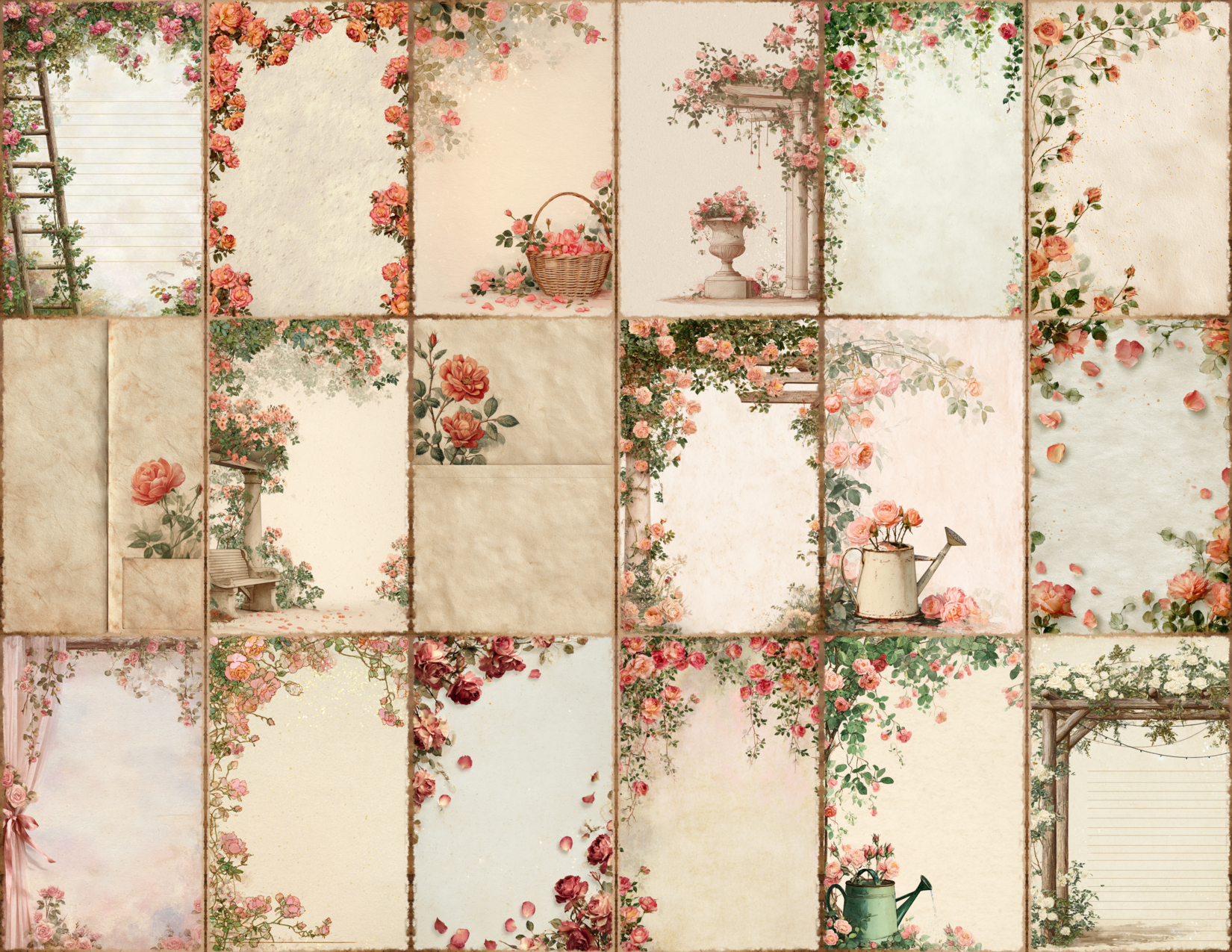 Rose Arbor Journal Pages