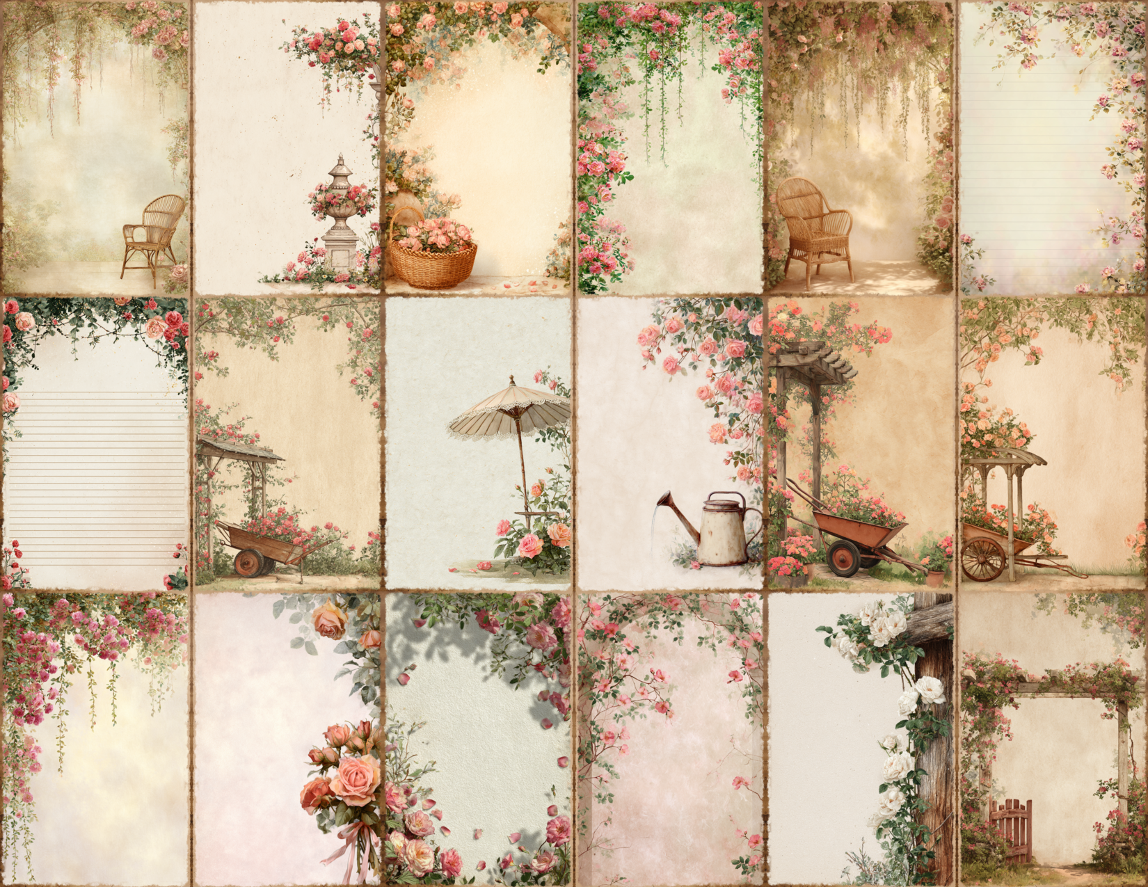 Rose Arbor Journal Pages