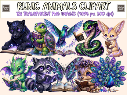 Runic Animals Clipart