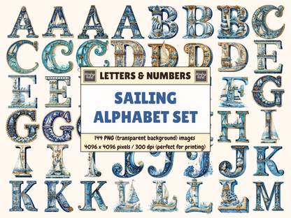 Sailing Alphabet & Numbers