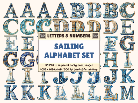 Sailing Alphabet & Numbers