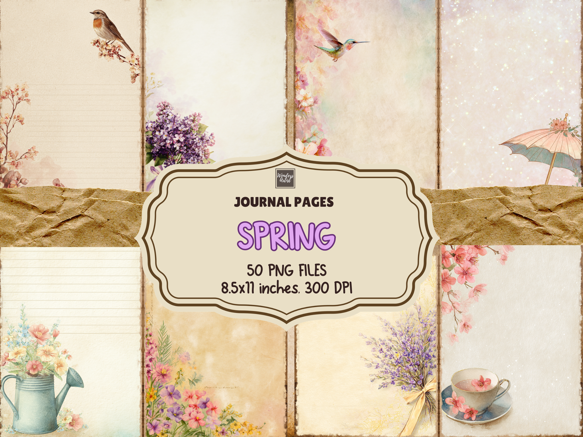 Spring Journal Pages