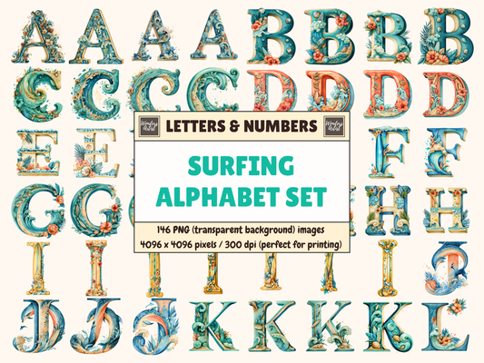 Surfing Alphabet & Numbers