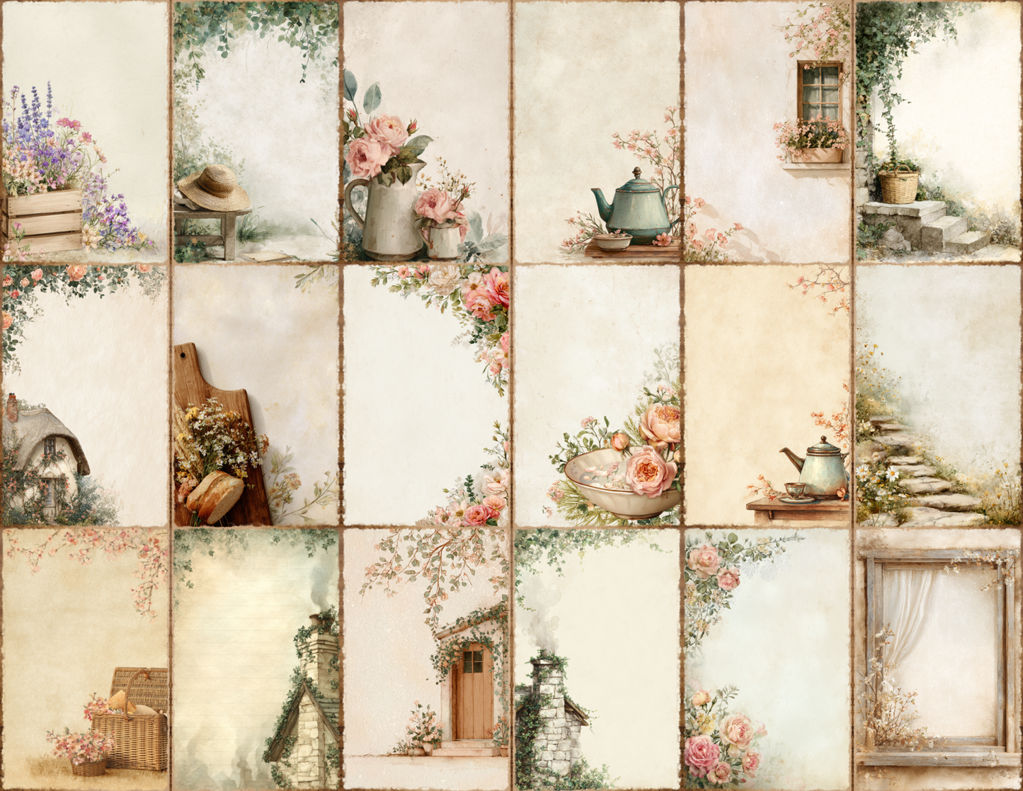 Soft Cottage Journal Pages