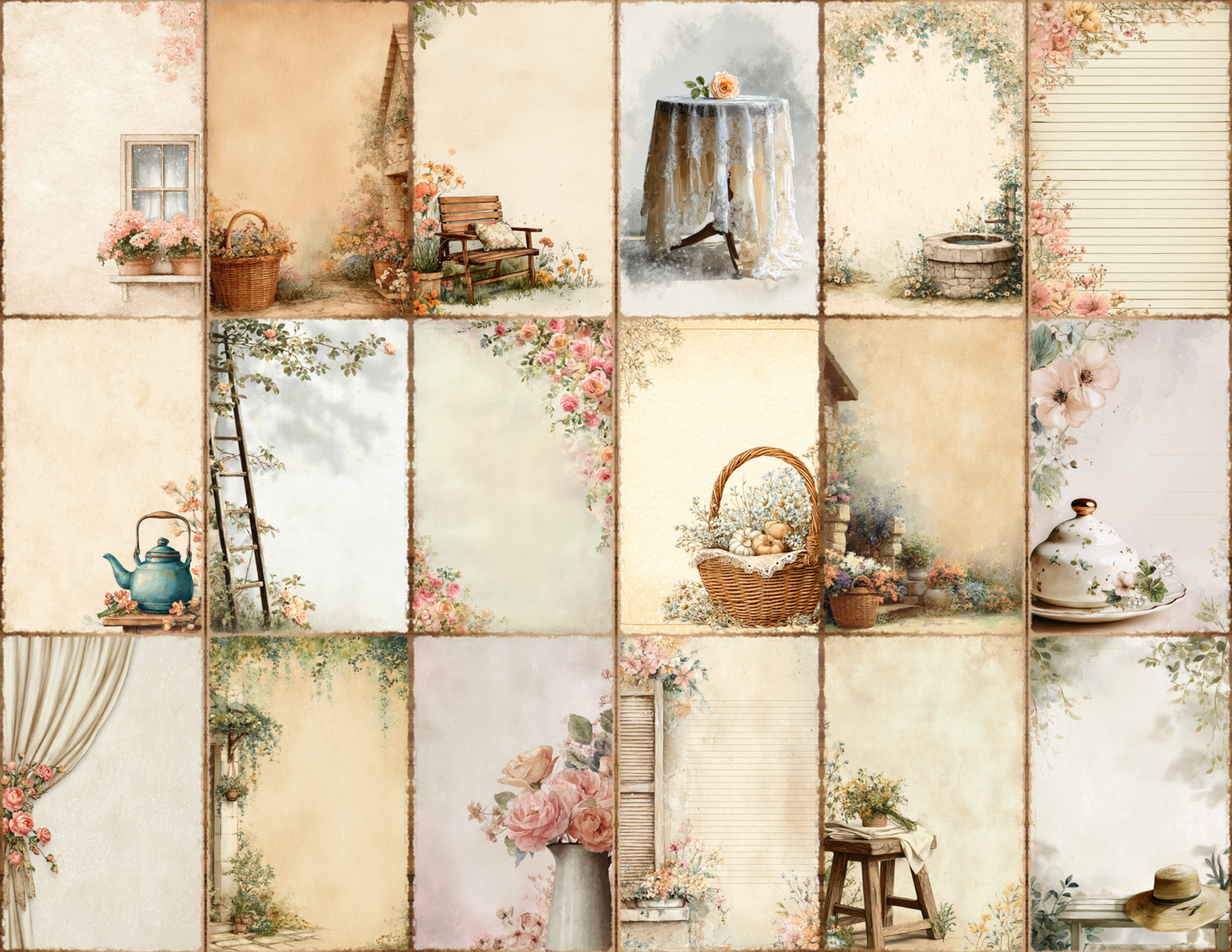 Soft Cottage Journal Pages