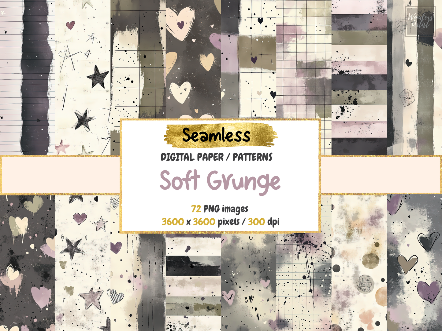 Soft Grunge  Digital Paper