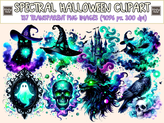 Spectral Halloween Clipart