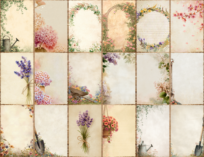 Spring Garden Journal Pages