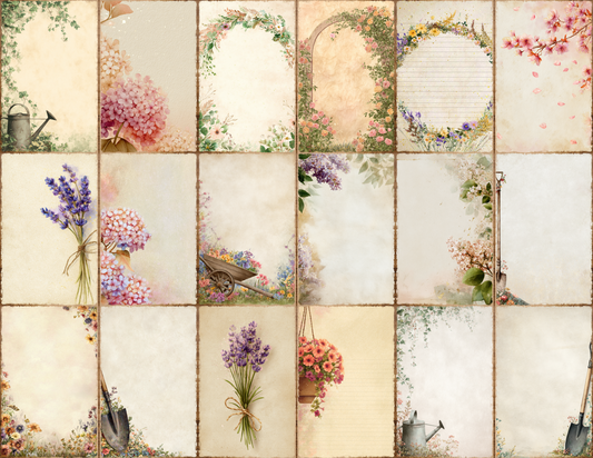Spring Garden Journal Pages