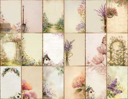 Spring Garden Journal Pages