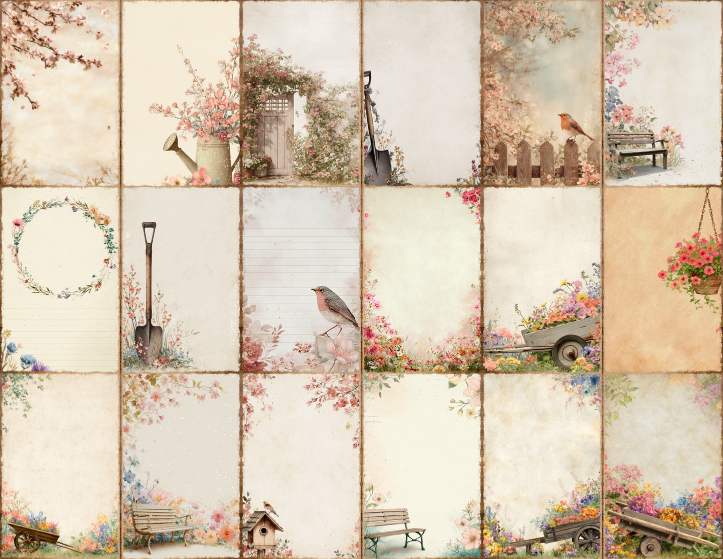 Spring Garden Journal Pages